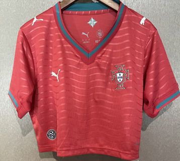Portugal 1a Equipación 2026 - Cropped MUJER